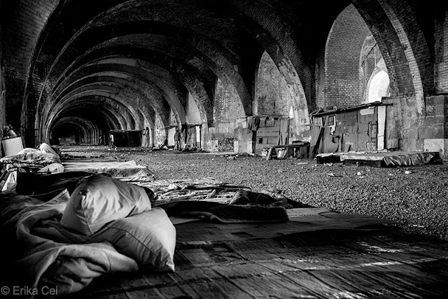 Trieste, refugees, silos