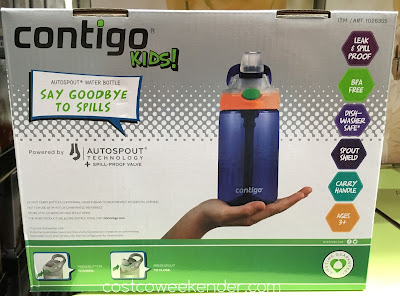 Costco 1026355 - Keep your kids hydrated with the Contigo Gizmo Kids Autospout Water Bottle