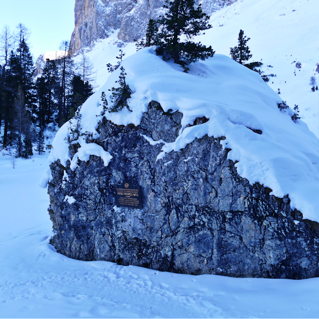 sentiero Adolf Munkel inverno ciaspole