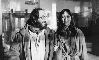 Stanley Kubrick y Shelley Duvall. The Shining