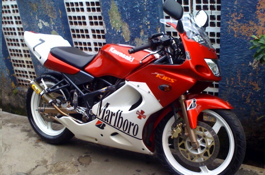 Modif Ninja 150 RR 2007 Simple Karismatik Inspirasi Modif