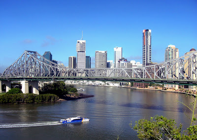 Brisbane cbd story bridge