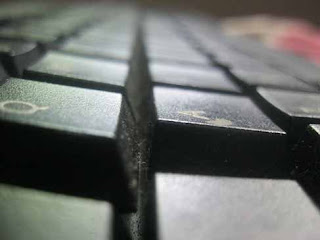 Dusty desktop keyboard