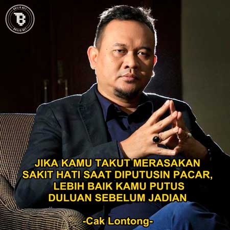 Kumpulan Kata Bijak Lucu Cak Lontong untuk DP BBM Terbaru 