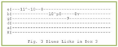 Blues Licks in Blues Box 3 Guitar Tab