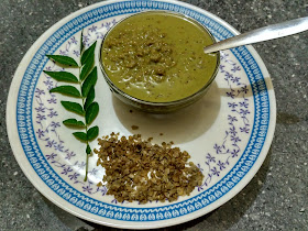 Pearl millet beaten rice Curry Leaves Kheer