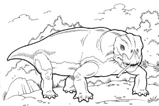 Lystrosaurus Dinosaur For Coloring