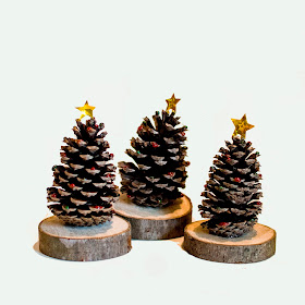 Pine Cone Christmas Tree Decor