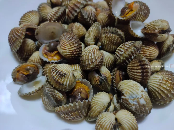 Kerang Rebus Cicah Kuah Kacang - Snek Sedap di Bulan Ramadan