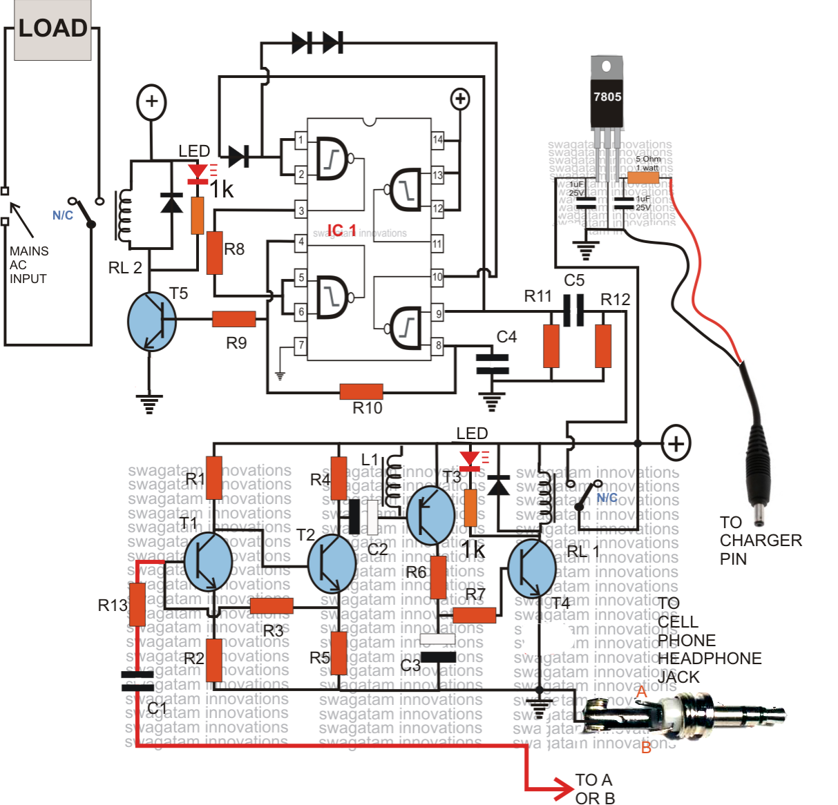 Mobile Circuit Diagram Pdf - Gsm Based Cell Phone Remote Control Circuit Understanding The Schematic Diagram - Mobile Circuit Diagram Pdf