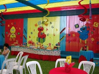 Elmo decoration for children parties