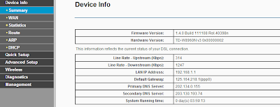 Cara Setting Modem Speedy TP Link