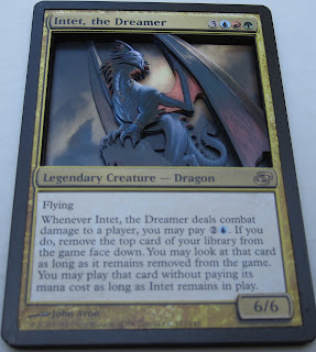 Intet the Dreamer 3D Magic Cards Magic the Gathering MTG Artwork mtg altered art cards mtg altered art Intet EDH Intet Commander deck