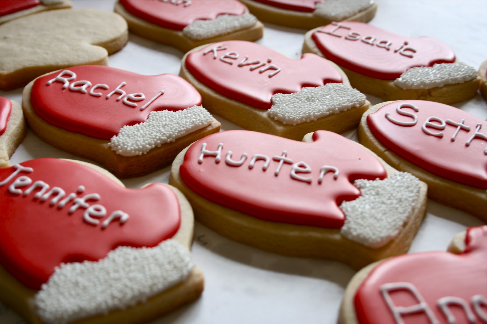Mitten Christmas Sugar Cookies