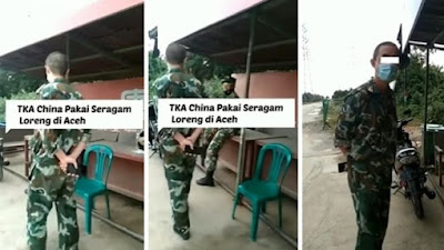 Ketakutan, WN China Viral Berseragam Ala Militer Akhirnya Dipulangkan ke Negaranya