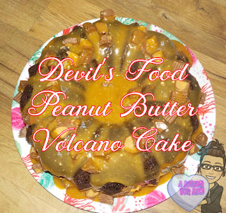  Devil's Food Peanut Butter Volcano Cake