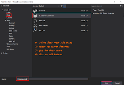 Upload Image Save in Database and show in Gridview