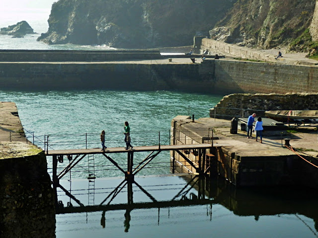 Charlestown, Cornwall bridge across the harbour