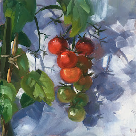 pleinairpainting, tomatoes