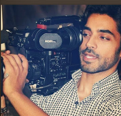 Gautam Gulati Holding Camera On Sets Of Shooting