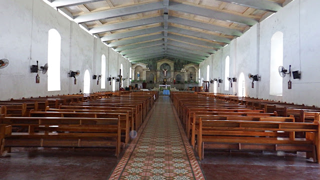 inside view of Guimbal Church Iloilo