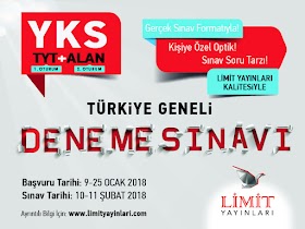 Limit Yayınları Türkiye Geneli TYT - AYT Denemeleri PDF indir