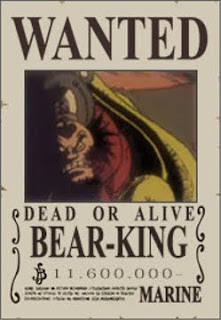 bounty bear king one piece