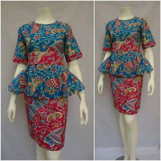 Model Dress Batik Karlina