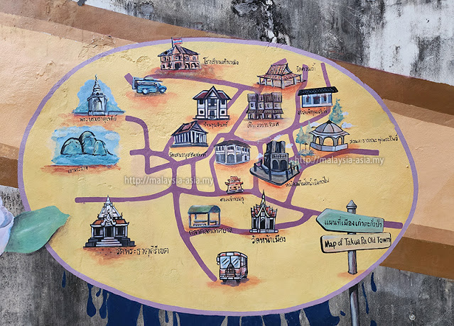 Map of Takua Pa