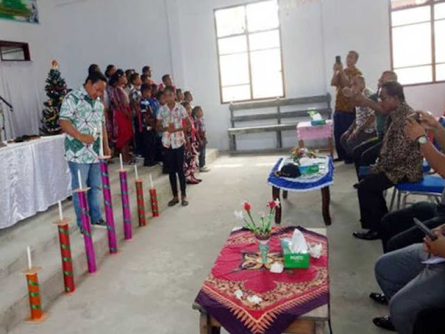 Aliong Mus Rayakan Natal di 7 Kecamatan di Pulau Taliabu