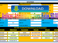 Download  Aplikasi Administrasi pembelajaran guru Kelas SD/MI 