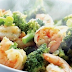 Shrimp with vegetables