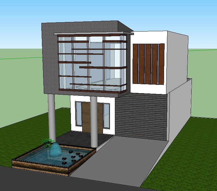   Gambar Rumah Modern Minimalis 6 x 15 m2 Siap Pakai