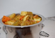 Veggies on Curry Leaves