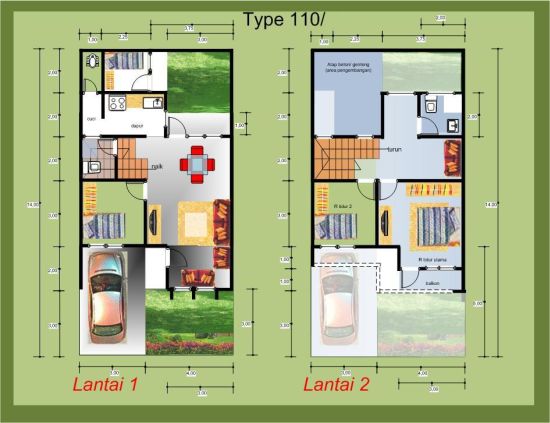 36+ Denah Rumah Minimalis Modern 2 Lantai Kolam Renang 3d, Konsep Penting!