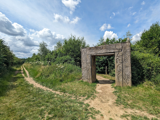 One of the entrances to The Magical Wood at Heartwood Forest