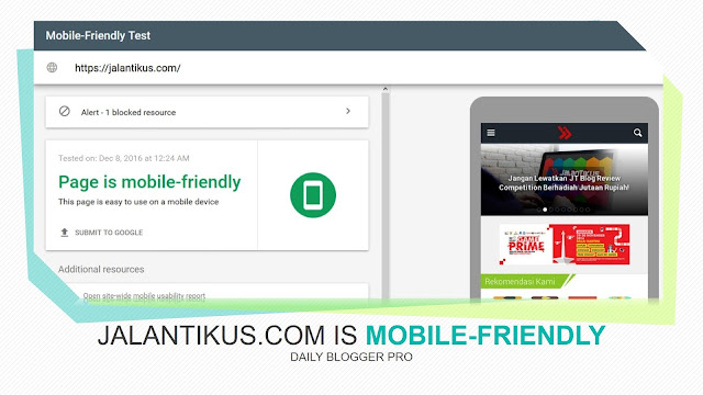 Jalantikus.com is mobile-friendly