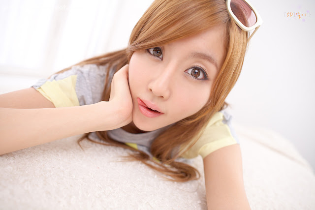 Choi-Byul-I-Yellow-and-Grey-06-very cute asian girl-girlcute4u.blogspot.com