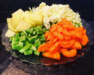 Ingredientes sopa de la huerta