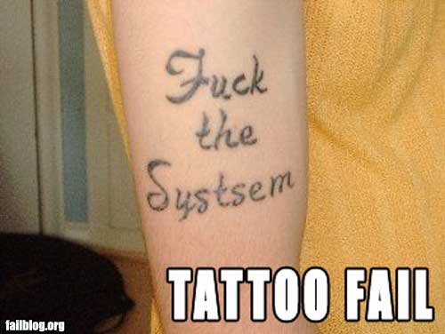 Lol, here are some tattoo fails: