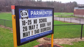 Parmenter School sign