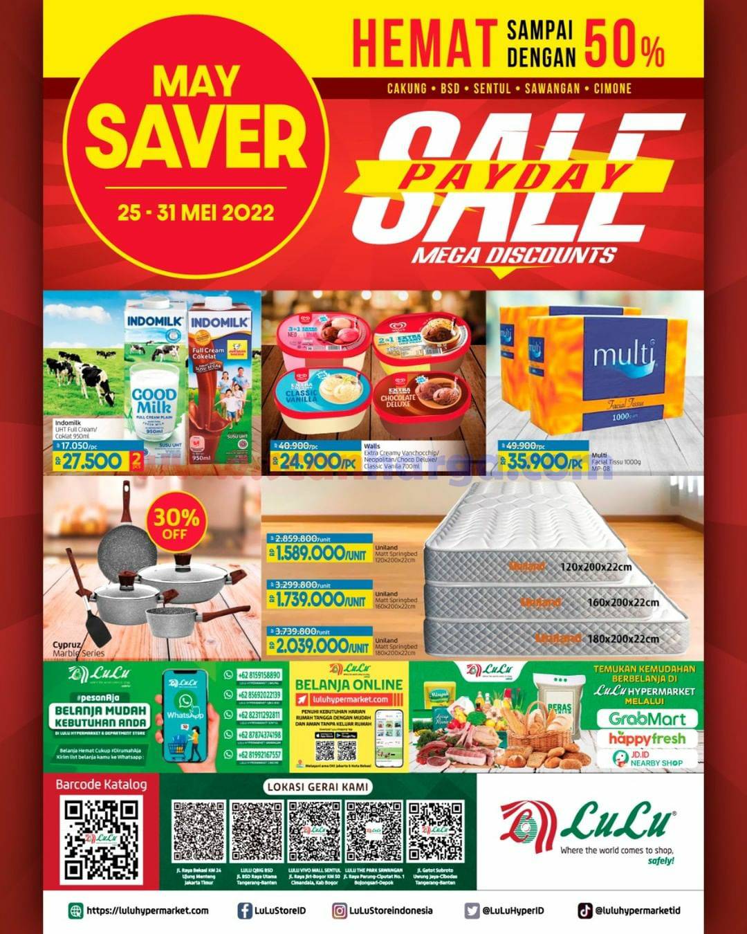 Katalog Promo LULU Hypermarket Payday Sale Periode 25–31 Mei 2022