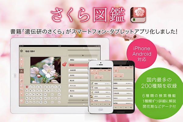 Iphone Ipad用図鑑アプリ さくら図鑑 サポートブログ