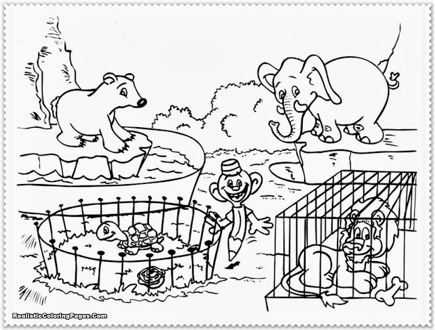 Zoo Animals Coloring Pages Coloring Pages Printable
