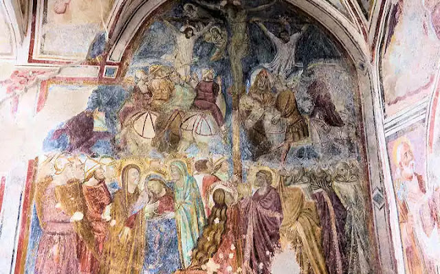 Amalfi - Fresco de la Crucifixión