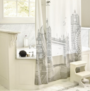 Ballard Designs London Shower Curtain