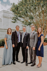 a wedding at the Church of Jesus Christ of Latter-Day Saints Raleigh NC temple