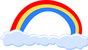 I picked up these very cute rainbow graphics from My Grafico and came up . (lss full rainbow)