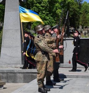 Ukraine Bandera war Nazi fascism Right Sector Azov Battalion normalization Galician Waffen SS war crimes Canada