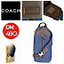 COACH Men's Varick Nylon Sling Bag F70692 (Dark Blue) ~ SOLD OUT!